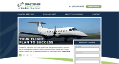 Desktop Screenshot of charterairtransport.com